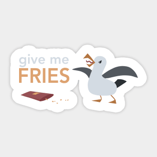 Give Me Fries Sticker